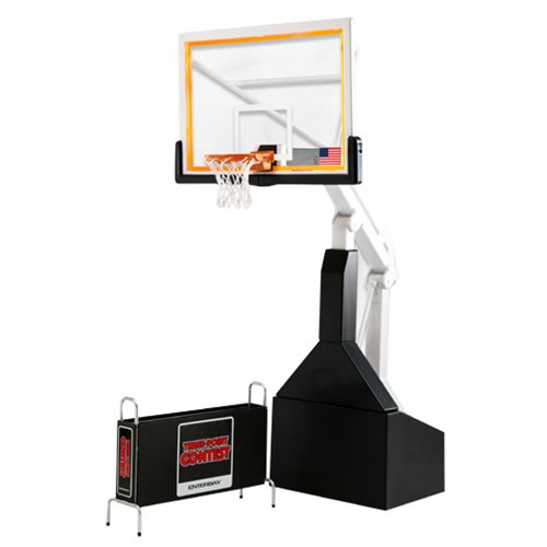 NBA Motion Masterpiece Basketball Hoop and Rack 1:9 Scale Replica